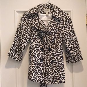 White House Black Market Printed Coat size XS
